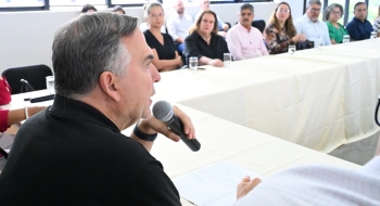 Mabel detalha pagamento a prestadores de serviços de saúde em reunião com representantes do setor